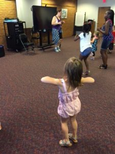 Kids' Zumba class at the Sylvania Library Branch!