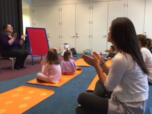 Story time at the library